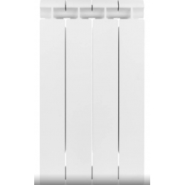 Радиатор биметаллический Global Style Extra 500/80 4 секции, боковое подключение, белый