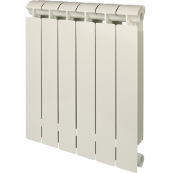 Радиатор биметаллический Global Style Extra 500/80 6 секций, боковое подключение, белый