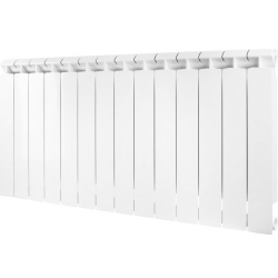 Радиатор биметаллический Global Style Extra 500/80 14 секций, боковое подключение, белый