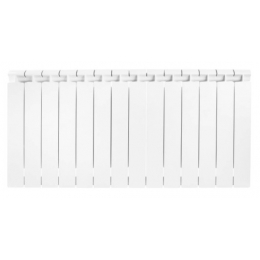 Радиатор биметаллический Global Style Extra 500/80 14 секций, боковое подключение, белый