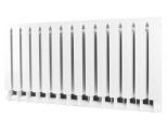 Радиатор биметаллический Global Style Extra 500/80 14 секций, боковое подключение, белый