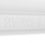 Радиатор алюминиевый Global VOX- R 500/95 8 секций, боковое подключение, белый