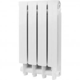 Радиатор алюминиевый Global VOX- R 500/95 4 секции, боковое подключение, белый