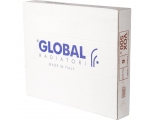 Радиатор алюминиевый Global VOX- R 500/95 6 секций, боковое подключение, белый