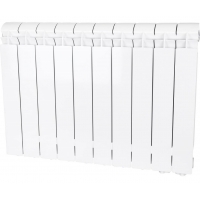 Радиатор алюминиевый Global VOX- R 500/95 10 секций, нижнее правое подключение, белый