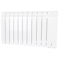 Радиатор алюминиевый Global VOX- R 500/95 12 секций, нижнее правое подключение, белый