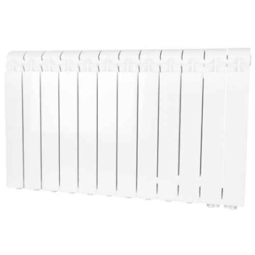 Радиатор алюминиевый Global VOX- R 500/95 12 секций, нижнее правое подключение, белый купить в интернет магазине Санрай73