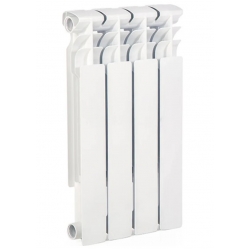 Радиатор биметаллический Lammin Eco 500/79 4 секции, боковое подключение, белый