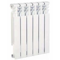 Радиатор биметаллический Lammin Eco 500/79 6 секций, боковое подключение, белый