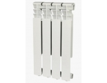 Радиатор алюминиевый Rommer Optima 500/80 4 секции, боковое подключение, белый
