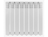 Радиатор алюминиевый Rommer Optima 500/80 8 секций, боковое подключение, белый