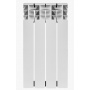 Радиатор алюминиевый Rommer Plus 500/100 4 секции, боковое подключение, белый