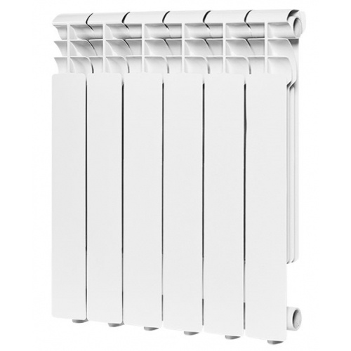 Радиатор алюминиевый Rommer Profi 500/80 6 секций, боковое подключение, белый купить в интернет магазине Санрай73