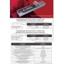 Конвектор внутрипольный ROMMER RCN 80.260.2200 решётка роликовая, анодированный алюминий