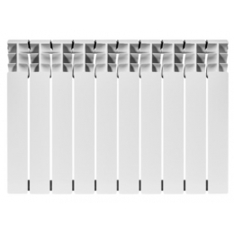 Радиатор биметаллический Rommer Plus Bm 500/100 10 секций, боковое подключение, белый