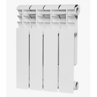 Радиатор биметаллический Rommer Profi Bm 350/80 4 секции, боковое подключение, белый