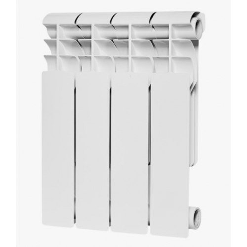 Радиатор биметаллический Rommer Profi Bm 350/80 4 секции, боковое подключение, белый купить в интернет магазине Санрай73