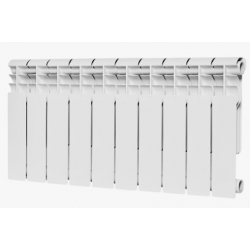 Радиатор биметаллический Rommer Profi Bm 350/80 10 секций, боковое подключение, белый