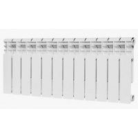 Радиатор биметаллический Rommer Profi Bm 350/80 12 секций, боковое подключение, белый
