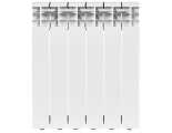 Радиатор биметаллический Rommer Profi Bm 500/80 6 секции, боковое подключение, белый