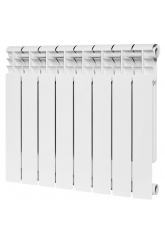 Радиатор биметаллический Rommer Profi Bm 500/80 8 секции, боковое подключение, белый