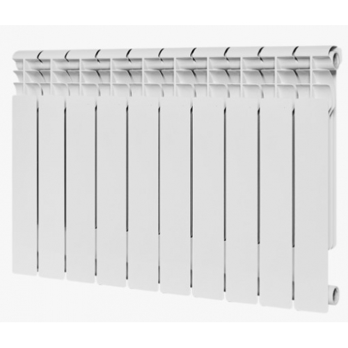 Радиатор биметаллический Rommer Profi Bm 500/80 10 секций, боковое подключение, белый купить в интернет магазине Санрай73