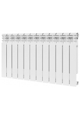 Радиатор биметаллический Rommer Profi Bm 500/80 12 секции, боковое подключение, белый