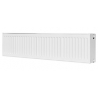 Радиатор стальной панельный Rommer Compact 33 300х1400 боковое подключение, белый