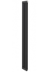 Дизайн-радиатор трубчатый Royal Thermo Insignia VC2180 4 секций, нижнее подключение, черный