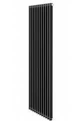 Дизайн-радиатор трубчатый Royal Thermo Insignia VC2180 12 секций, нижнее подключение, черный