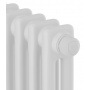 Дизайн-радиатор трубчатый Royal Thermo Insignia VC2180 8 секций, нижнее подключение, белый