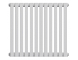 Дизайн-радиатор трубчатый Royal Thermo Shift Q30 C2050 12 секций, боковое подключение, белый