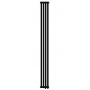 Дизайн-радиатор трубчатый Royal Thermo Shift Q30 VC2180 4 секции, нижнее подключение, черный