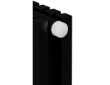 Дизайн-радиатор трубчатый Royal Thermo Shift Q30 VC2180 4 секции, нижнее подключение, черный