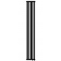 Дизайн-радиатор трубчатый Royal Thermo Shift Q30 VC2180 6 секций, нижнее подключение, черный