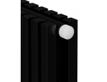 Дизайн-радиатор трубчатый Royal Thermo Shift Q30 VC2180 6 секций, нижнее подключение, черный