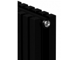 Дизайн-радиатор трубчатый Royal Thermo Shift Q30 VC2180 10 секций, нижнее подключение, черный