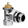Набор термостатический угловой Royal Thermo Design 1/2"М30х1,5 хром