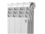 Радиатор алюминиевый RT BiLiner Bianco Traffico 500/87 12 секций, боковое подключение, белый