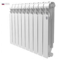 Радиатор алюминиевый RT Indigo 500/100 10 секций, боковое подключение, белый