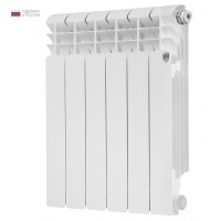 Радиатор алюминиевый RT Monoblock A 500/80 6 секций, боковое подключение, белый