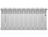 Радиатор алюминиевый RT Revolution 350/80 10 секций, боковое подключение, белый