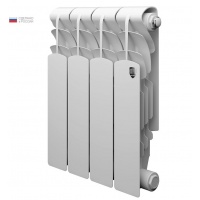 Радиатор алюминиевый RT Revolution 350/80 4 секции, боковое подключение, белый