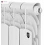 Радиатор алюминиевый RT Revolution 350/80 8 секций, боковое подключение, белый