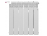 Радиатор алюминиевый RT Revolution 500/80 6 секций, боковое подключение, белый
