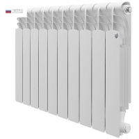Радиатор алюминиевый RT Revolution 500/80 10 секций, боковое подключение, белый