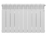 Радиатор алюминиевый RT Revolution 500/80 10 секций, боковое подключение, белый