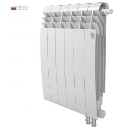 Радиатор биметаллический RT BiLiner VR Bianco Traffico 500/87 6 секций, нижнее подключение, белый