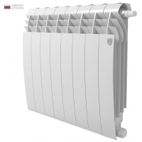 Радиатор биметаллический RT BiLiner VR Bianco Traffico 500/87 8 секций, нижнее подключение, белый