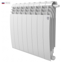 Радиатор биметаллический RT BiLiner VR Bianco Traffico 500/87 8 секций, нижнее подключение, белый